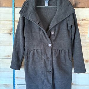 Patagonia gray Fleece peacoat Jacket